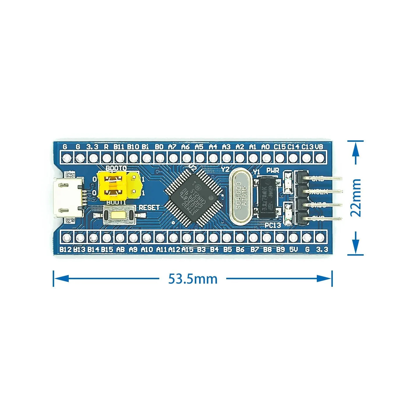 Custom STM32F103C8T6/STM32F103C6T6/STM32F030C8T6 ARM STM32 Minimum System Development Board Module for arduino