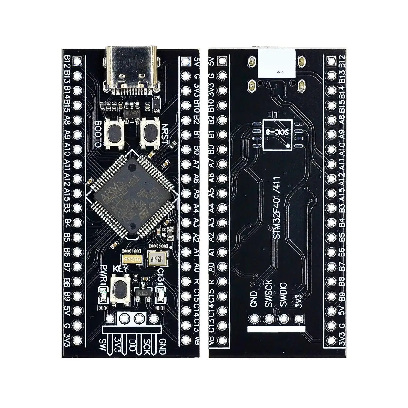 Custom STM32F401RCT6 / STM32F401CCU6 core board system board MicroPython development board