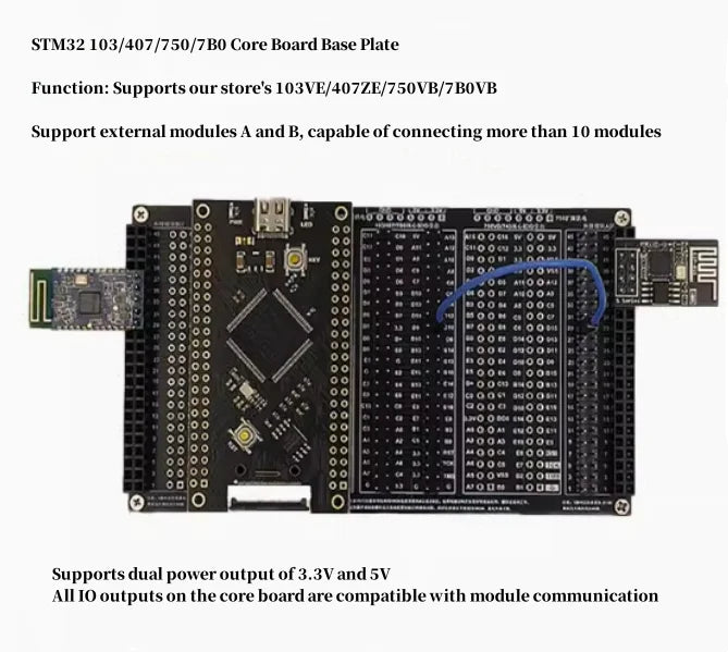 Custom STM32F407VET6 Minimum System Board Core Board Development Board Single Chip Microcomputer Experimental Board STM32