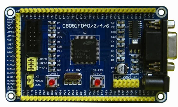 Custom C8051F020 F120 F040 Small System Learning and Development Board Core Board