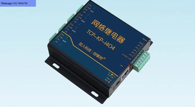 Electronic 4-way TCPI Relay Remote Control IO Outputs 4 Inputs Industrial Grade