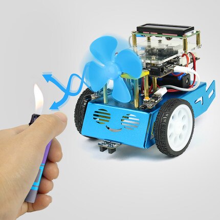 Scratch Programming Robot Kit AI Kid AI Car Toy Maker Multifunctional Entry CLBBOT Education Kit for Arduino/Mixly Mischi customize