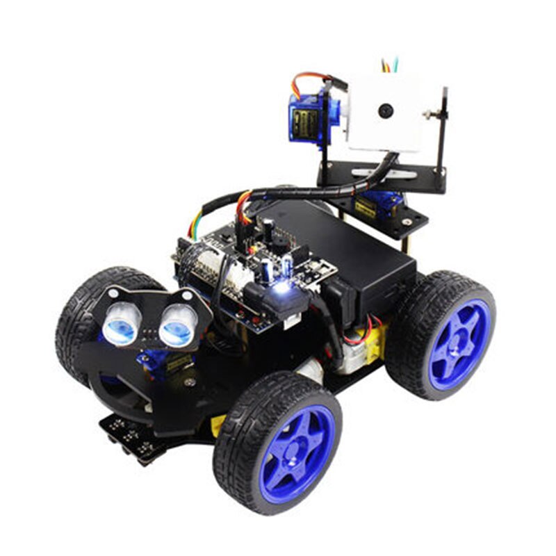 Scratch3.0 Programming Robot starter Python is compatible with Arduino graphical starter car STEAM Maker Education camera video customize