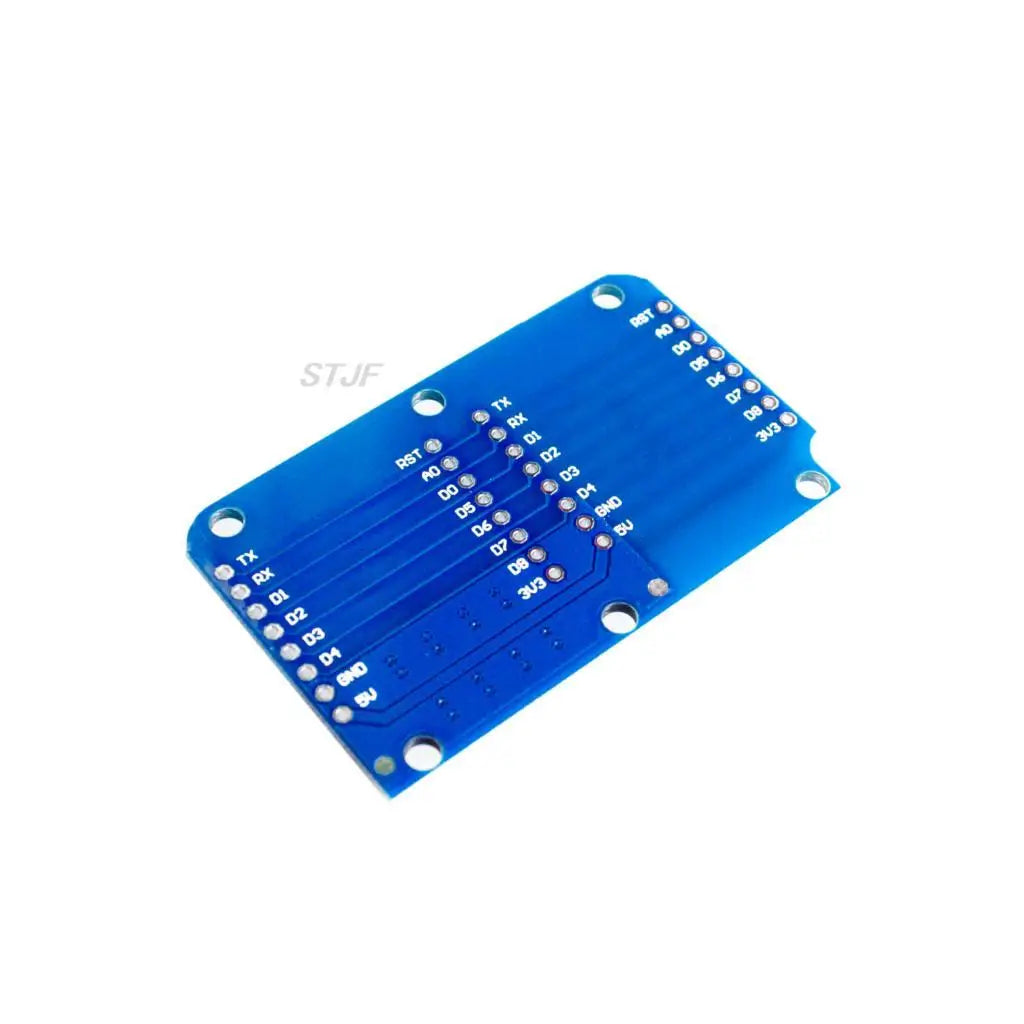 Custom Double Socket Dual Base Shield for D1 Mini NodeMCU ESP8266