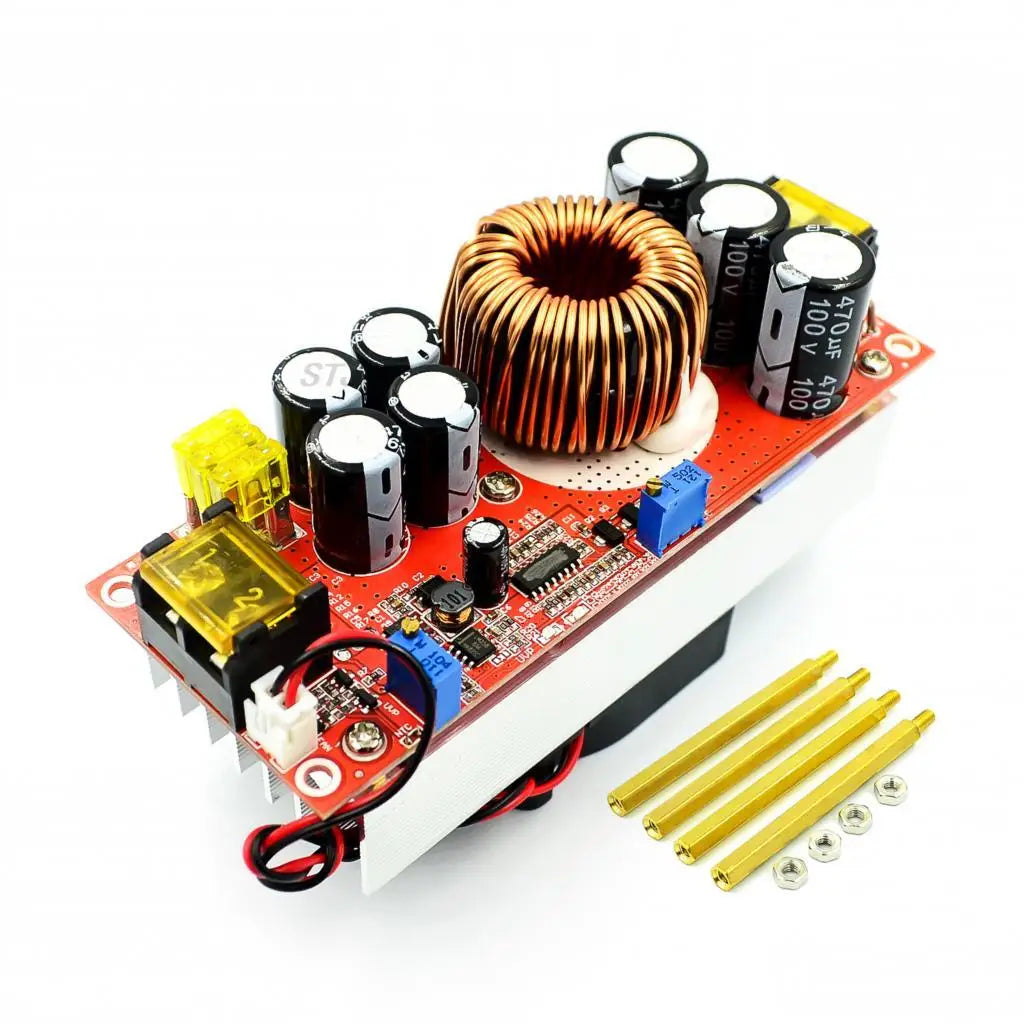 Custom 1500W DC-DC Step-up Boost Converter 10-60V to 12-90V 30A Constant Current Power Supply Module LED Driver Voltage Power Converter