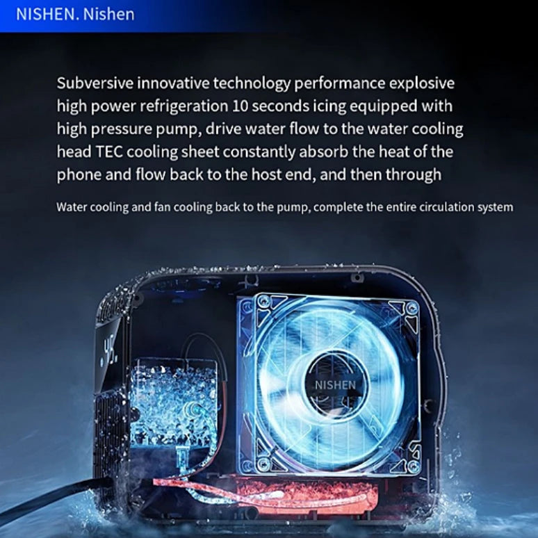 Radiator Magnet Wireless Charger 5 seconds Fast Cooling Cooling Charging Usb Rechargeable customize