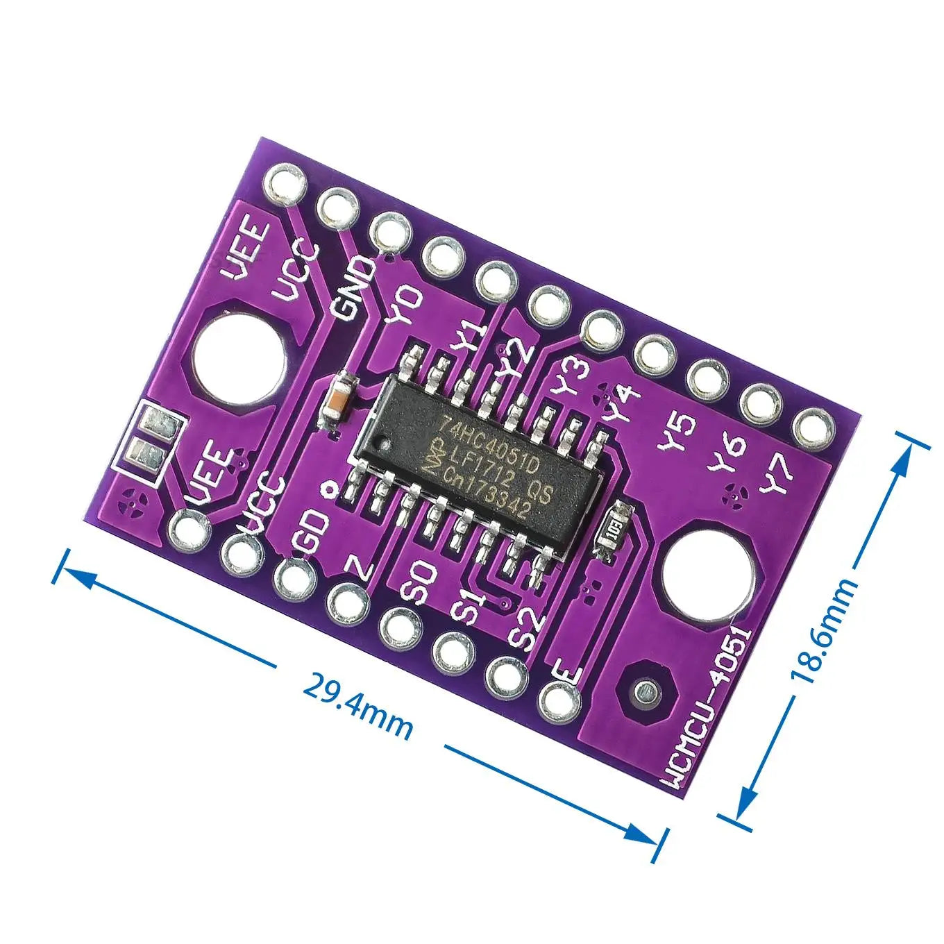 Custom 74HC4051 8 channel Analog Multiplexer Selector Module Multiplexers Distributor Resolver