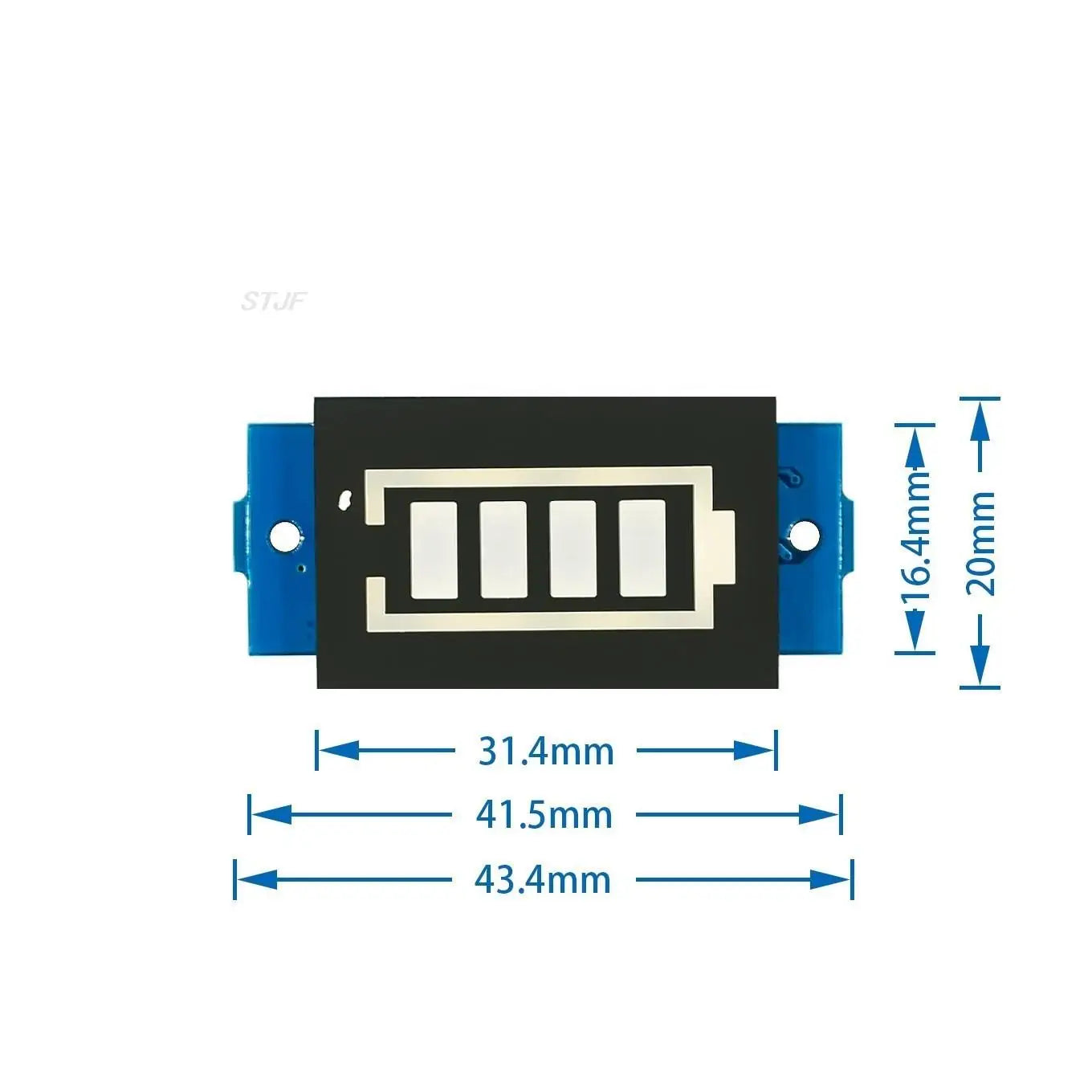 Custom 1S 2S 3S 4S 6S 7S 4 Series Lithium Battery Capacity Indicator Module 16.8V Blue Display Electric Vehicle Battery Power Tester