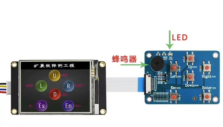 Custom Enhanced series HMI optional IO expansion board experimental board