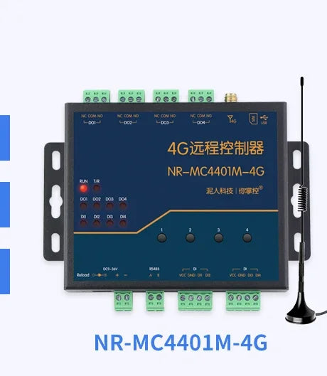 Electronic 4-way TCPI Relay Remote Control IO Outputs 4 Inputs Industrial Grade