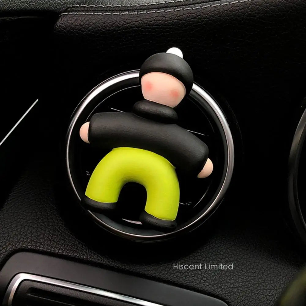 Custom Sevimli insanlar şekil araba parfüm klip yeni araba Deodorant tı hava firar klip klima aromaterapi klip koku difüzör