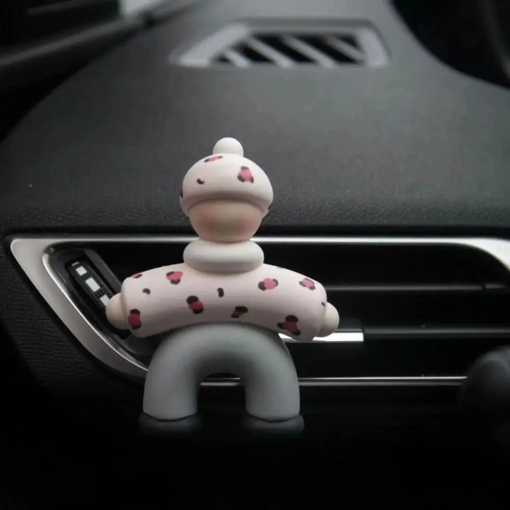 Custom Sevimli insanlar şekil araba parfüm klip yeni araba Deodorant tı hava firar klip klima aromaterapi klip koku difüzör