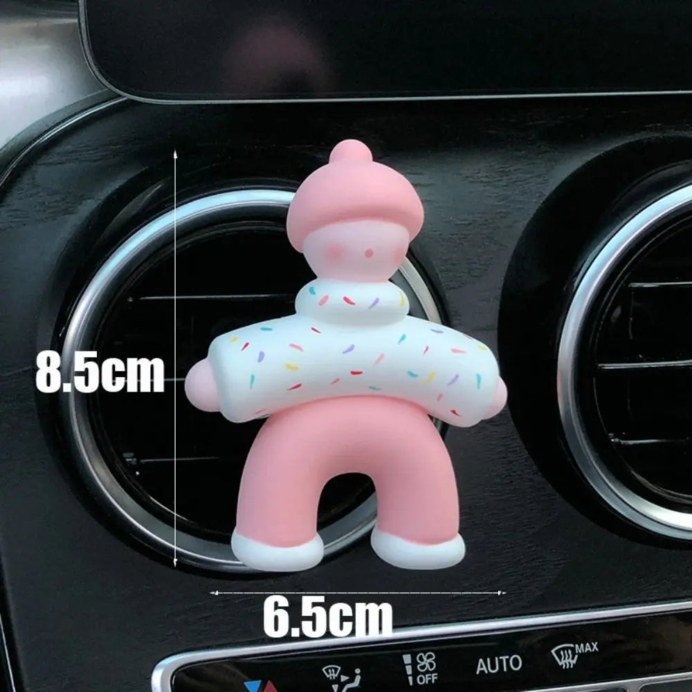 Custom Sevimli insanlar şekil araba parfüm klip yeni araba Deodorant tı hava firar klip klima aromaterapi klip koku difüzör