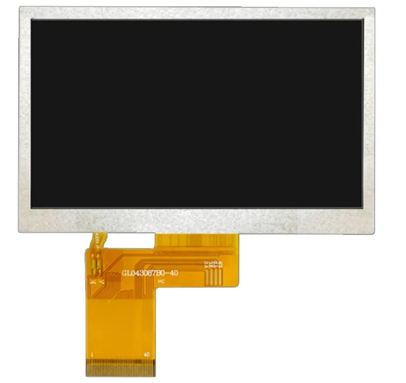 Custom 4.3 inch TFT LCD screen RGB interface 480x272 high-definition IPS plug-in 40PIN with capacitive touch