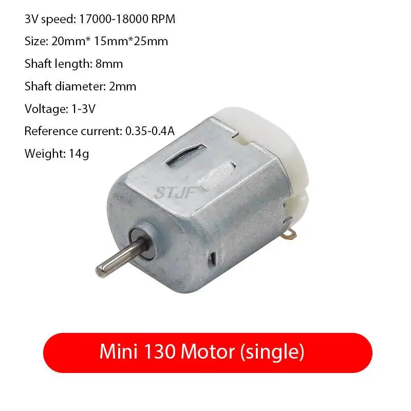 Custom Single micro 130 little motor 4WD motor DC small motor medium motor /72MM propeller
