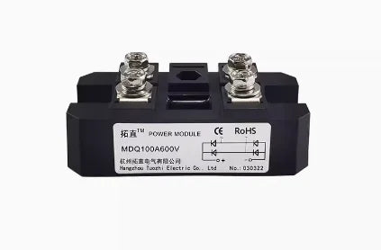 Custom Single phase rectifier bridge 100A MDQ100A 12V 24V 36V 48V 60V 220V 1000V 1600V