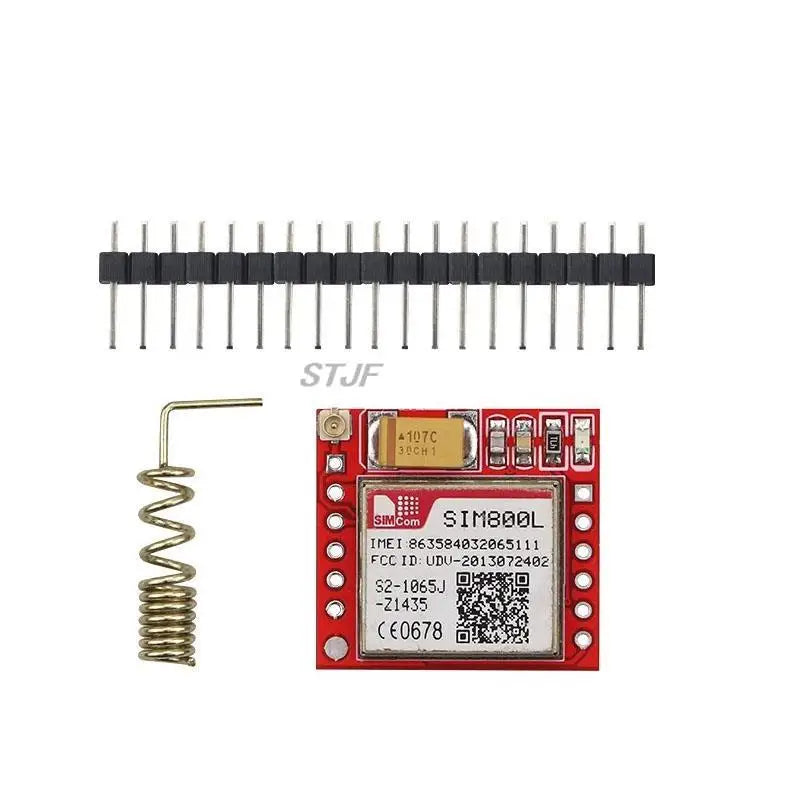 Custom Smallest SIM800L GPRS GSM Module MicroSIM Card Core BOard Quad-band TTL Serial Port