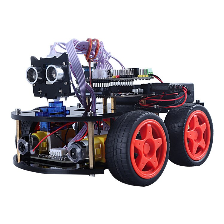 Smart Car Robot Set Bot DIY Bluetooth Remote Control Robot Entry Arduino Kit customize