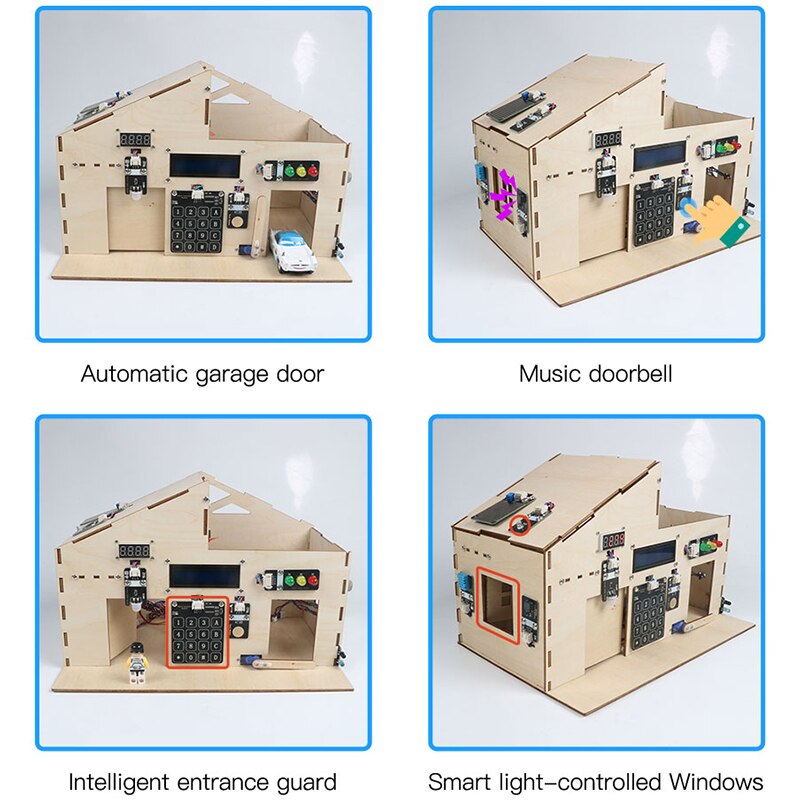 Smart home IoT learning kit for Arduino support Scratch Diy Electronics basic starter kit toy customize