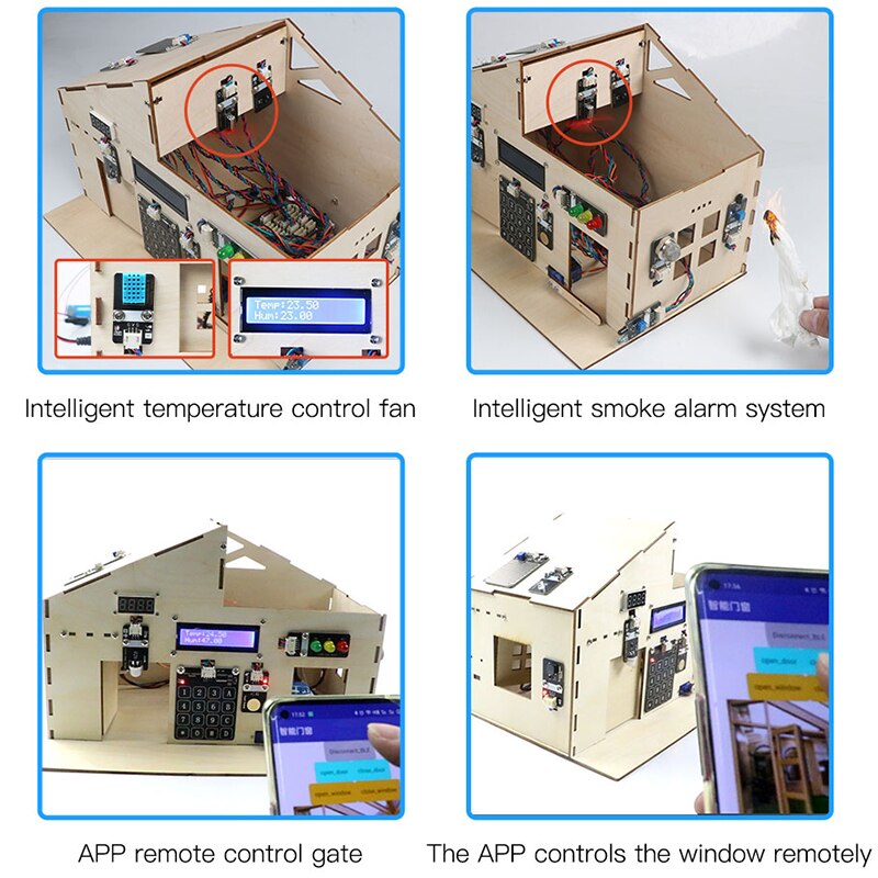 Smart home IoT learning kit for Arduino support Scratch Diy Electronics basic starter kit toy customize