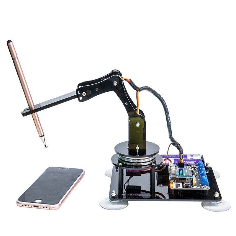 Steam 5-Axis Mechanical Arm Compatible with Arduino  Imitation/Painting Small and Micro Creator Manipulator customize