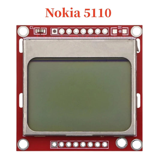 Custom Suitable for Nokia 5110 LCD red screen LCD module red PCB