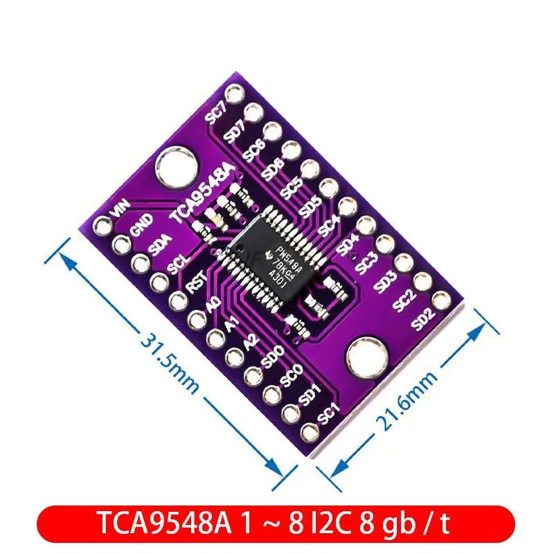 Custom TCA9548A 1To8 I2C 8-way IIC multi-channel expansion board module development board