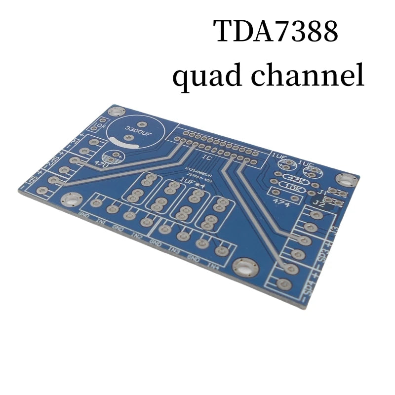 Custom TDA7388 quad channel 4X41W PCB empty board compatible with 7850 PA2030A