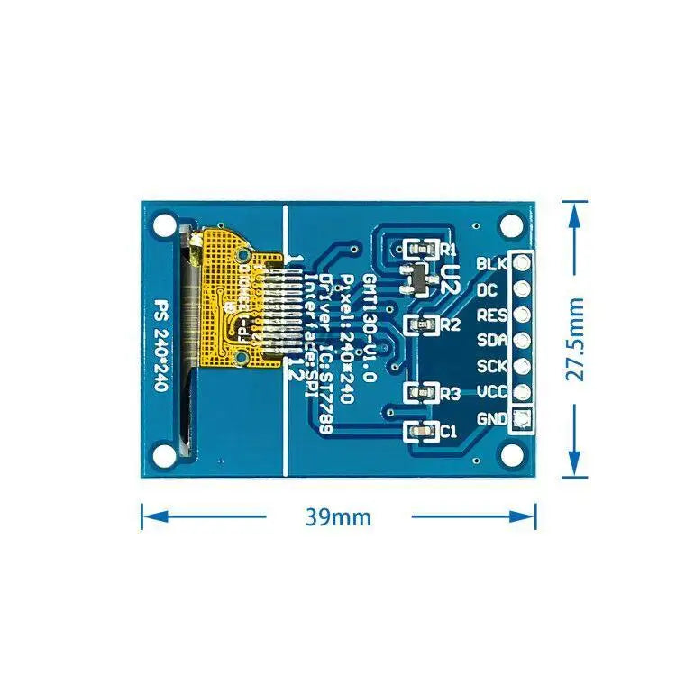 Custom Display 0.96 / 1.3 inch IPS 7P SPI HD 65K Full Color LCD Module ST7735 Drive IC 80*160 (Not OLED) For Arduino