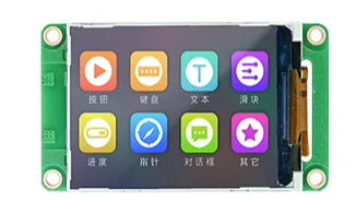 Custom T1 series 2.4-inch serial screen TFT LCD screen HMI touch screen over 12864 LCD screen