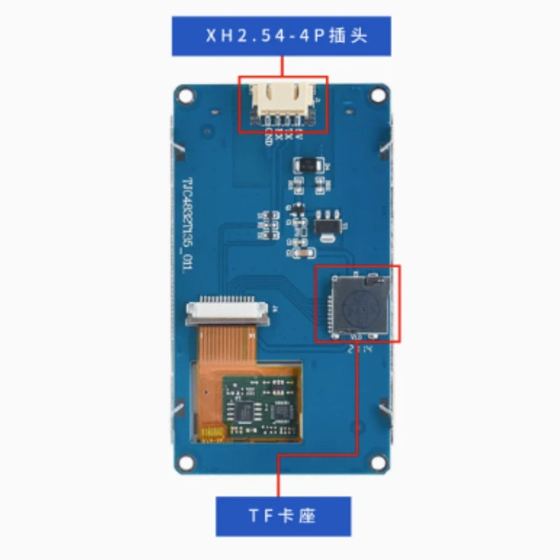 Custom T1 series 3.5-inch serial port screen TFT LCD display HMI touch screen