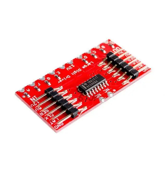 Custom TPIC6C596 8-bit shift register 7-segment displays 7-segment LED