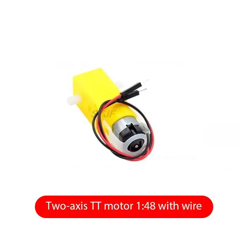 Custom TT Motor 130 Motor Smart Car Gear Motor Robot Gear Motor Smart Car Double Shaft Yellow