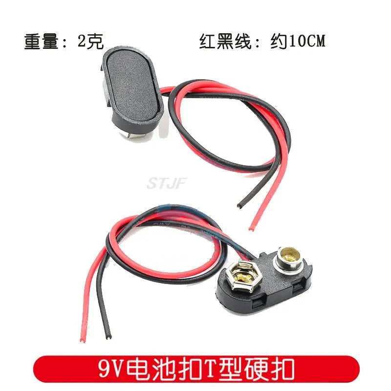 Custom The 9V battery buckle is compatible with the UNO 2560 DUE dc3.5 female power converter