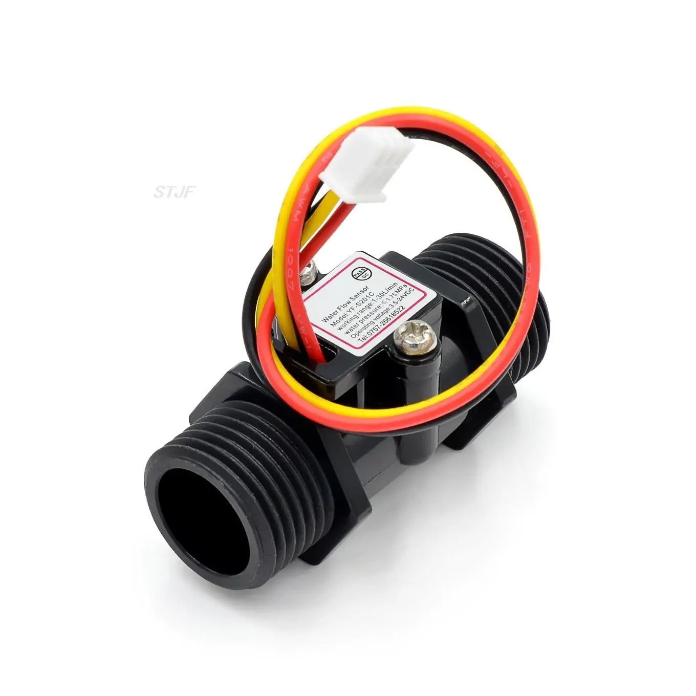 Custom Transparent Black Flow Meter YF-201C Water Flow Sensor Turbine Flow Meter 4 Points Flow Sensor