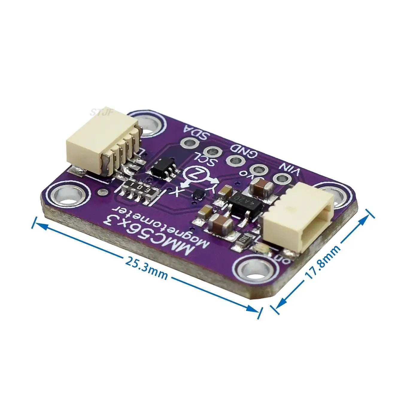 Custom Triaxial magnetometer MMC5603 For STEMMA QT/For Qwiic interface