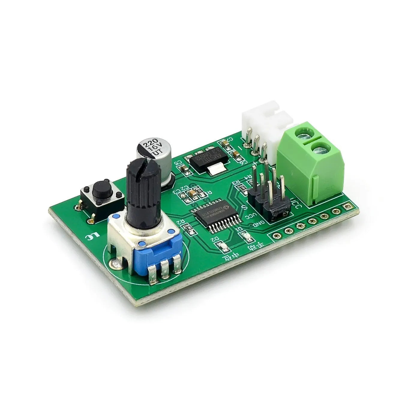 Custom  Two-way steering gear, knob, serial port control board, MG995 SG90 and other steering gear debugging module steering gear