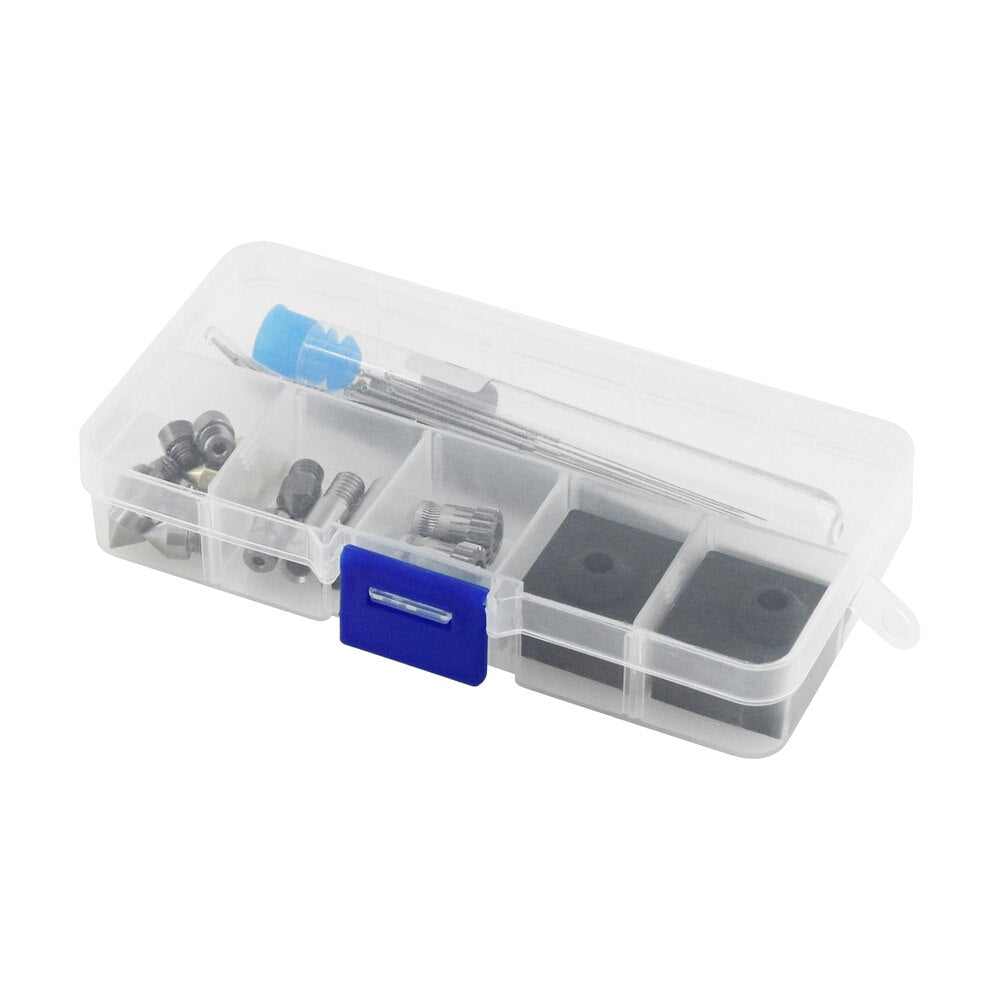 3D Printer nozzle MK8 aluminum block tool tweezers 0.35mm cleaning needle MK8 sock extrusion wheel for 3D Printer Bluer customize