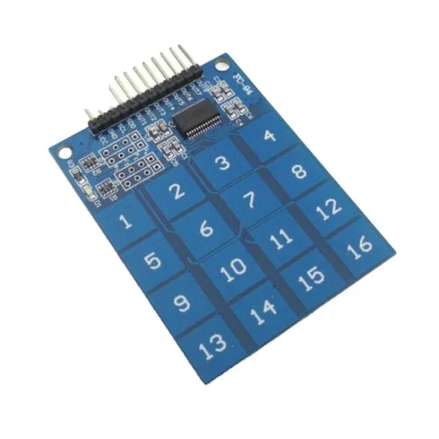 Custom PCB mounting assemble PCBA with active and passive components TTP229 16 Channel Digital Capacitive Switch Touch Sensor Module Manufacturer