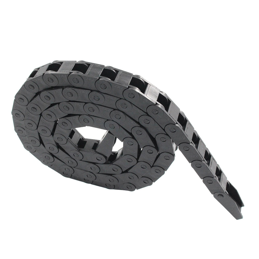 Cable Drag Chain 7*7mm Wire L1000mm Carrier with end connectors L1000 mm CNC Router Machine Tools Transmission Chains 7*7mm customize