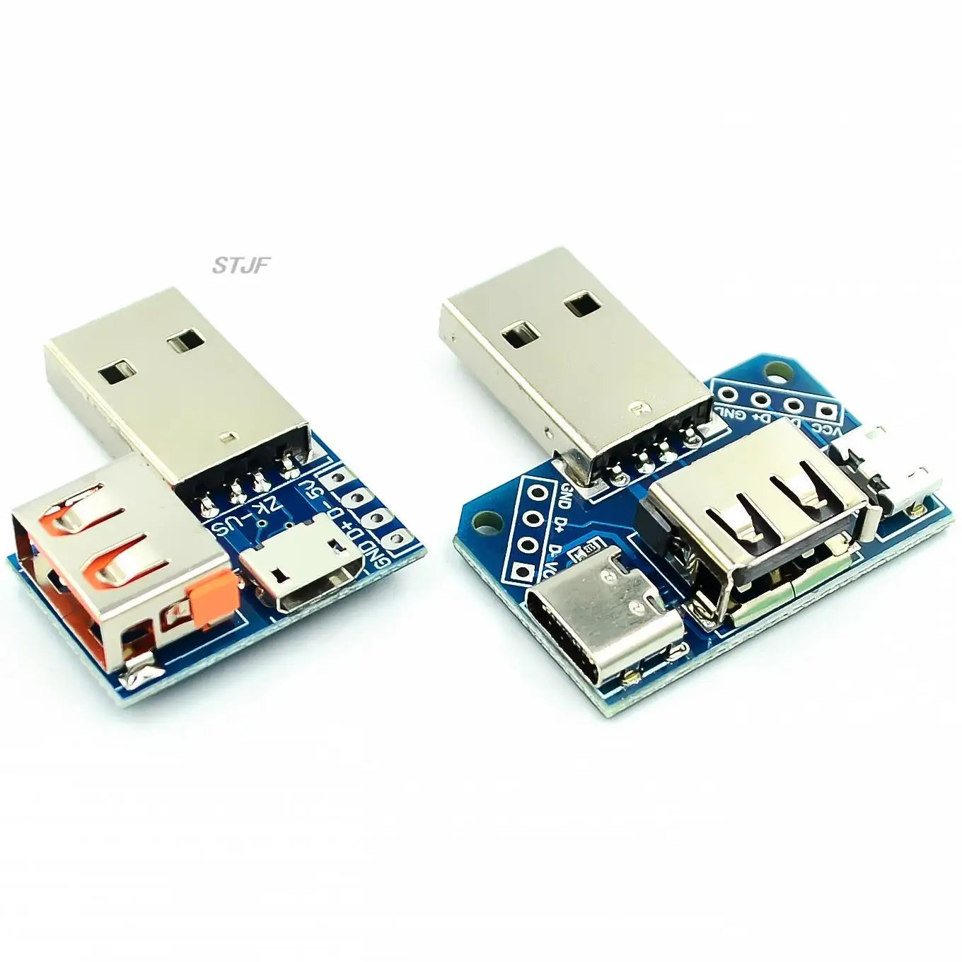 Custom USB Head Switchboard Male USB Connector to Type-c Micro USB Female USB 2.54-4P transfer test board USB adapter plate XY-USB4