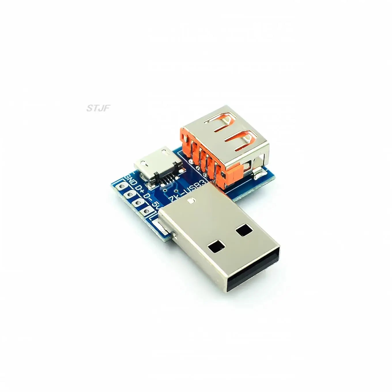 Custom USB Head Switchboard Male USB Connector to Type-c Micro USB Female USB 2.54-4P transfer test board USB adapter plate XY-USB4