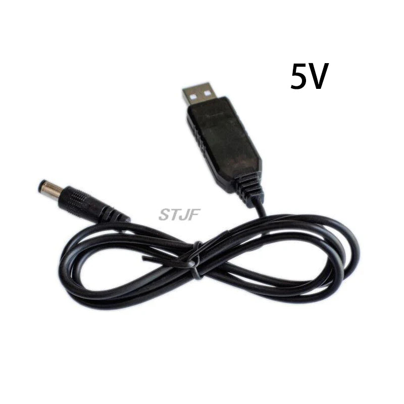 Custom USB Power Boost Line DC 5V to DC 9V / 12V Step UP Module USB Converter Adapter Router Cable 2.1x5.5mm Plug