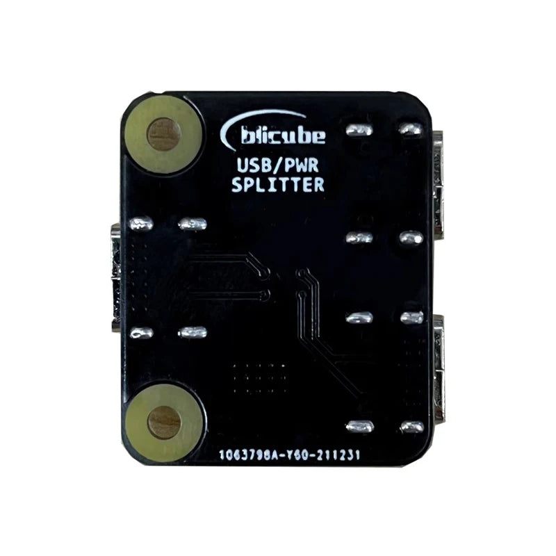 Custom USB Power Splitter for     Pi BliKVM & PiKVM "KVM over IP" HDMI-compatible CSI 1 IN 2 Type-C Power Splitter