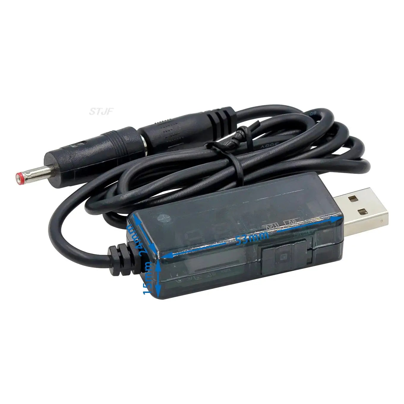 Custom USB Turn DC5.5/3.5mm router light cat booster line 5V booster turn 9V12V charging line