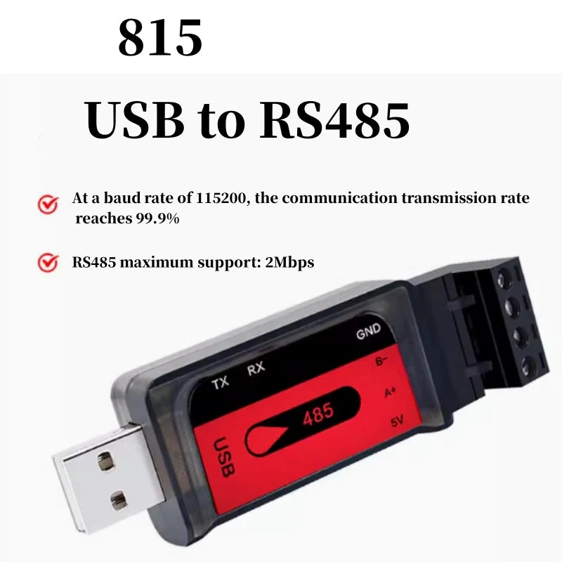Custom USB to 485/TTL serial cable industrial 232 to interface communication TVS transient protection bidirectional code converter