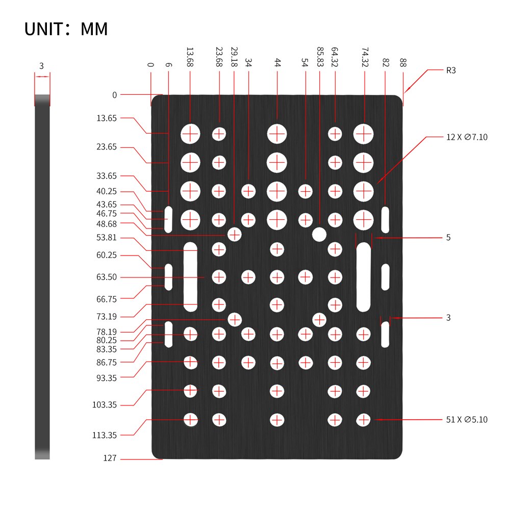 V Slot Gantry Set 20-80mm Gantry Plate With POM Wheels For Profiles Vslot Aluminum Plate Kits CNC Machine 3D Printer Part customize