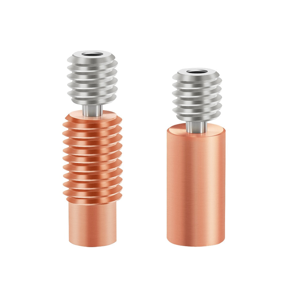 Custom V6 Titanium Alloy Bi-Metal Heatbreak Throat For E3D V6 HOTEND Heater Block For Prusa i3 MK3 Break 1.75MM Filament Smooth