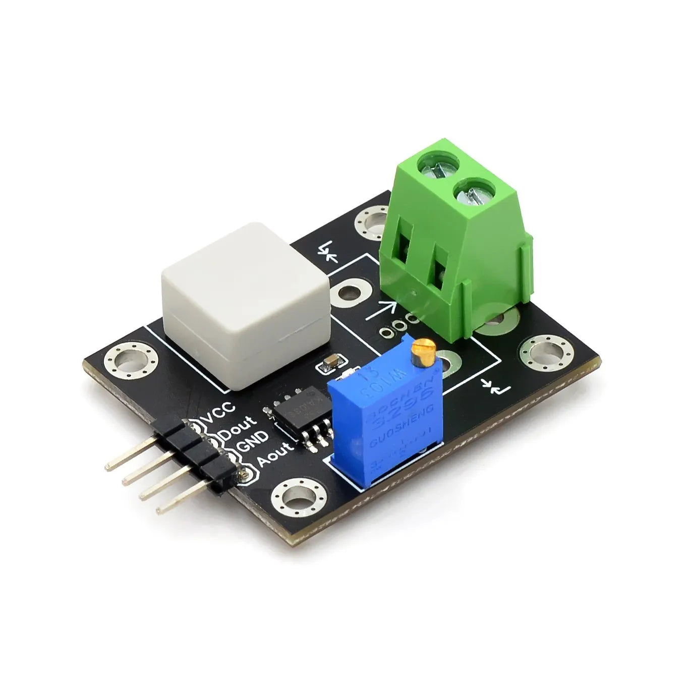 Custom WCS2702 Current detection sensor adjustable 2A Short circuit overcurrent protection module DC DC5V