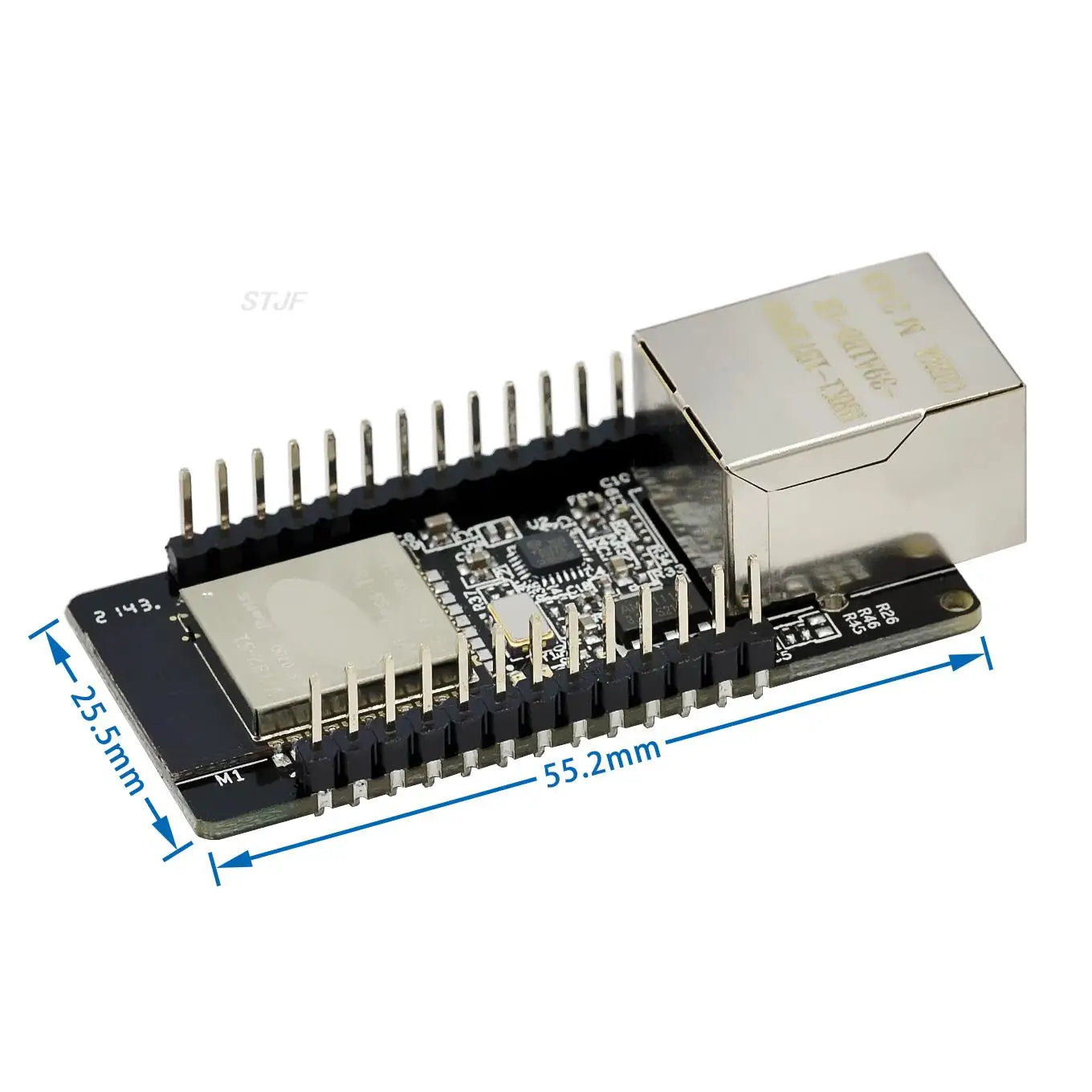 Custom WT32-ETH01 Embedded Serial Port Networking for Bluetooth-compatible Ethernet WIFI Combo Gateway MCU ESP32 Wireless Module